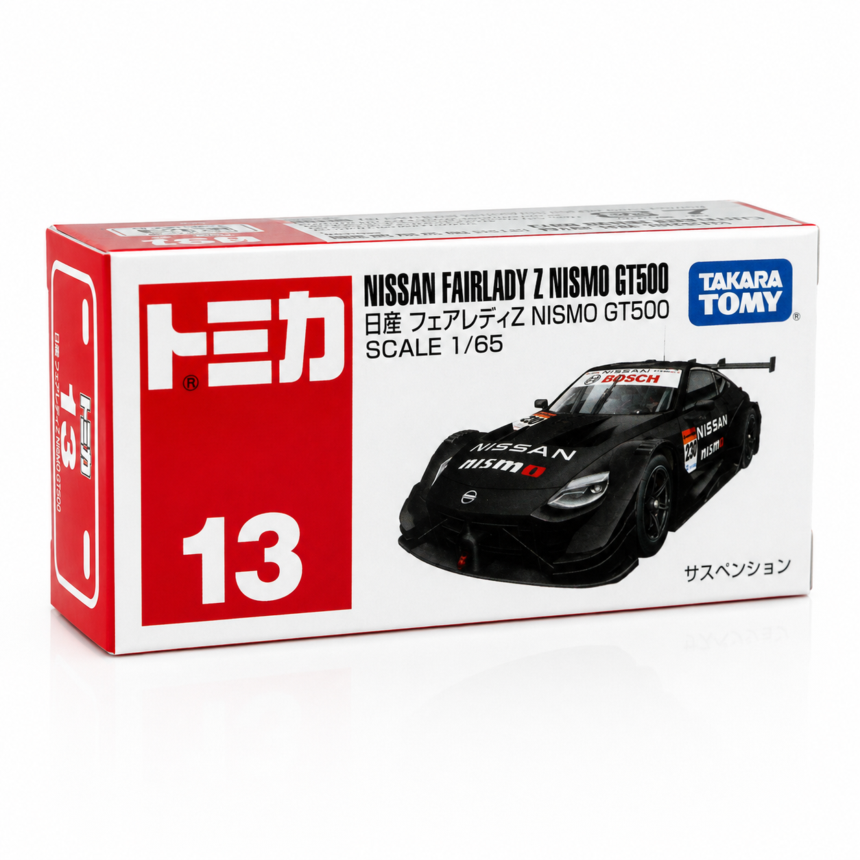 1:64 - Nissan Fairlady Z NISMO GT500 Tomica nº 13 - Takara Tomy - Imagem 3