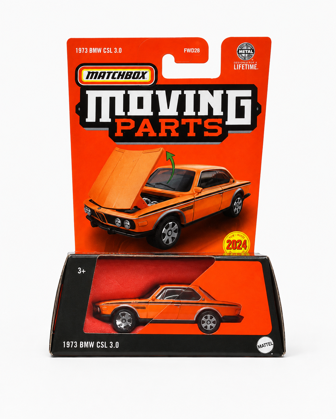 1:64 - Matchbox Moving Parts 1973 BMW 3.0 CSL