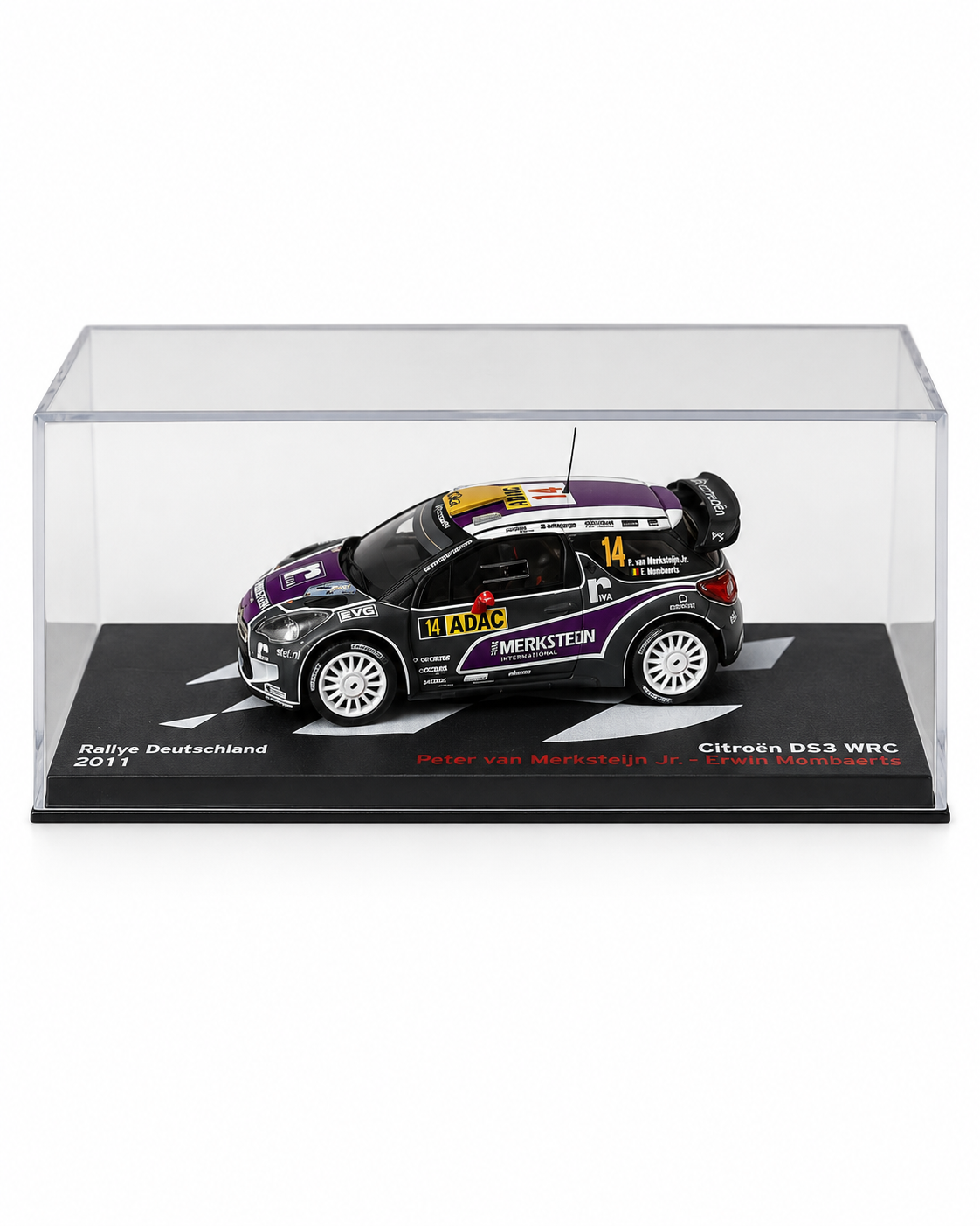 1:43 - IXO MODELS - Citroën DS3 WRC #14 – Rallye Deutschland 2011 - Imagem 3