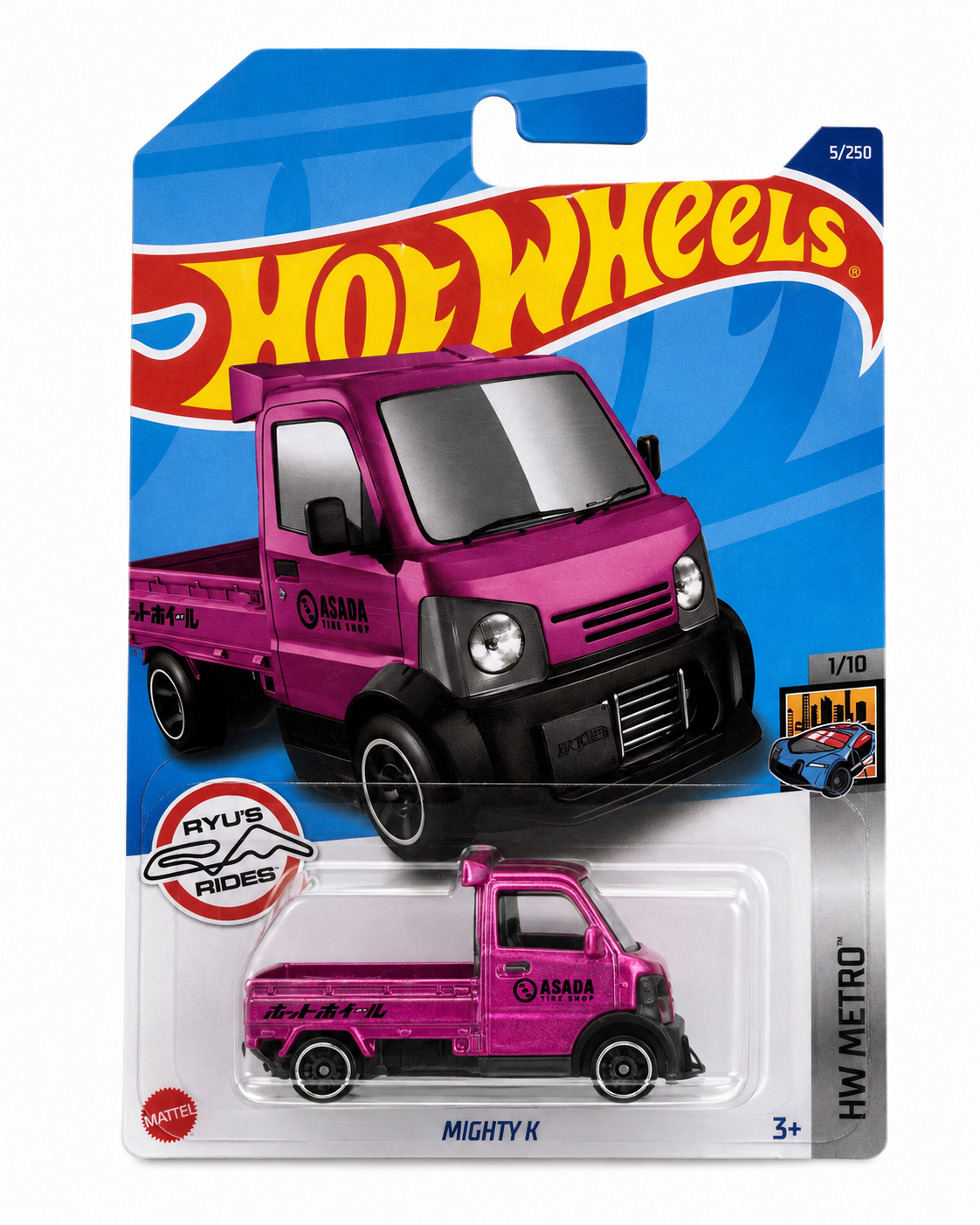 1:64 - Hot Wheels Mighty K – HW Metro 1/10 | 5/250 | Ryu’s Rides / Asada Tire Shop