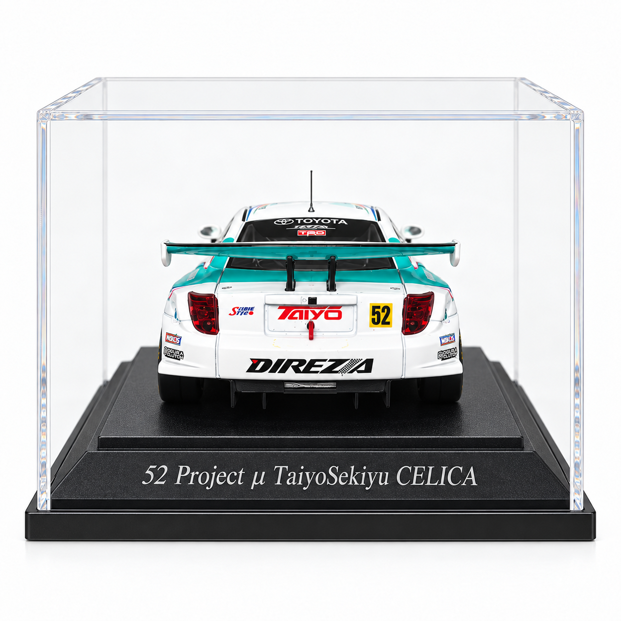 1:43 - EBBRO Toyota Celica Project μ TaiyoSekiyu #52 – JGTC GT300 2004 - vista traseira