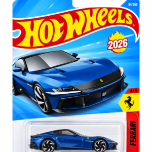 Hot Wheels Ferrari 12Cilindri azul 2026 escala 1:64 em blister original