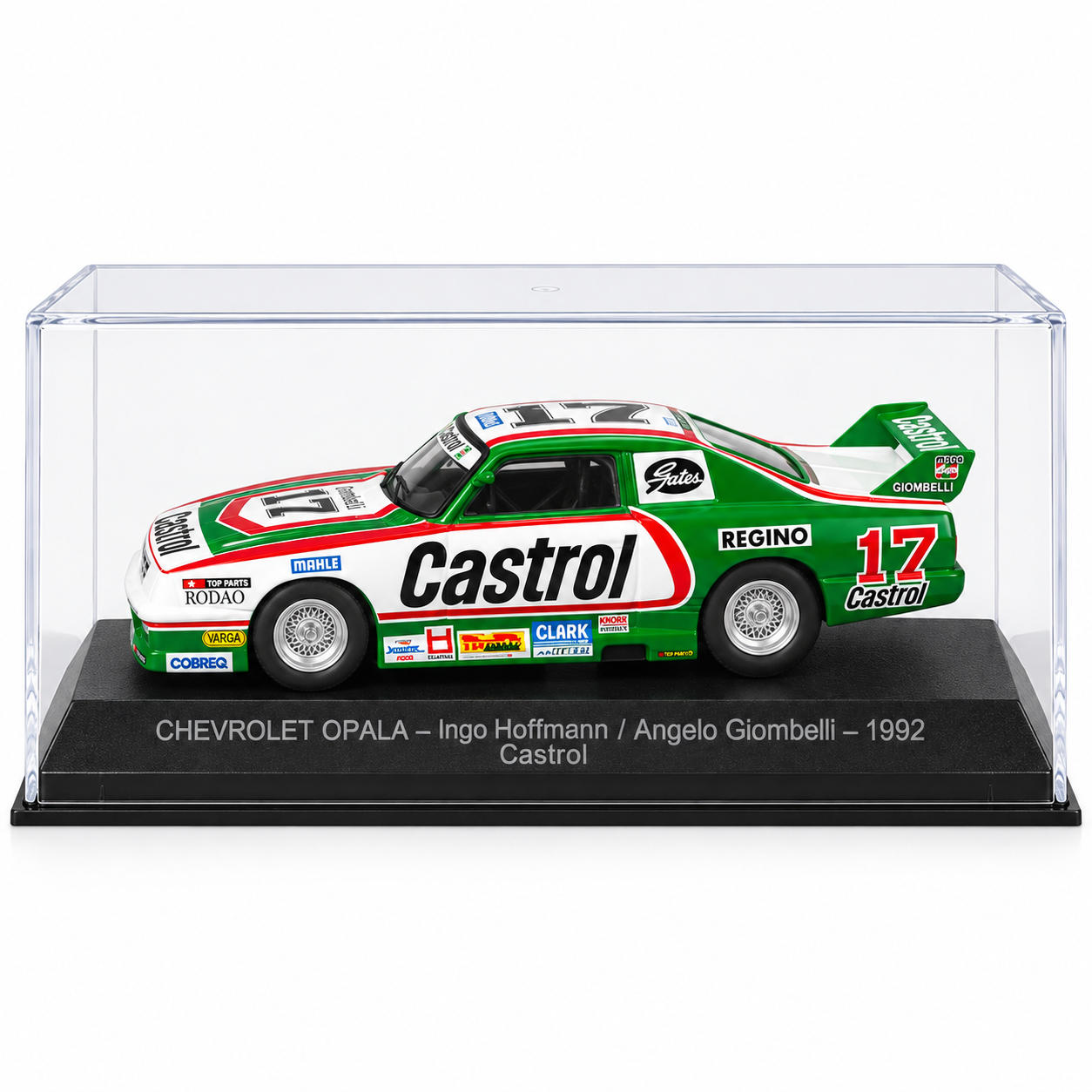 1:43 - IXO MODELS - Chevrolet Opala Castrol #17 – Ingo Hoffmann / Angelo Giombelli – 1992 - vista lateral