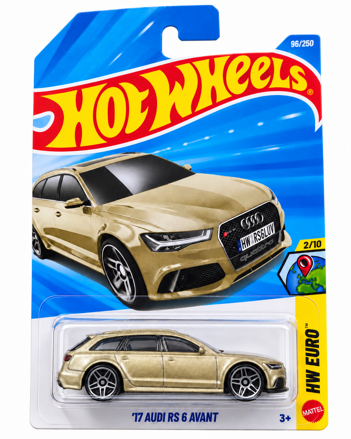 Hot Wheels '17 Audi RS 6 Avant | HW Euro 2/10 | 96/250