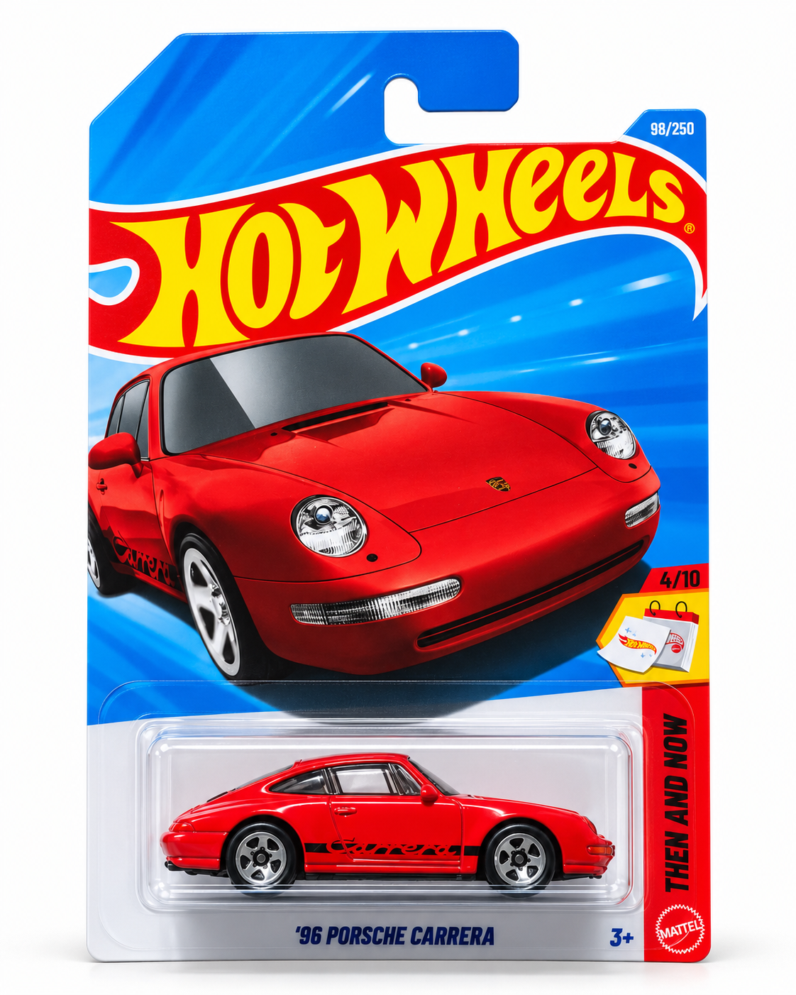 Hot Wheels '96 Porsche Carrera | Then and Now 4/10 | 98/250