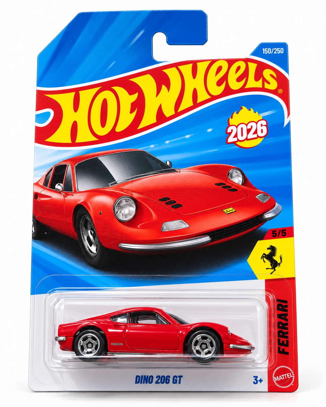 Hot Wheels Dino 206 GT | Ferrari 5/5 | 150/250 | 2026