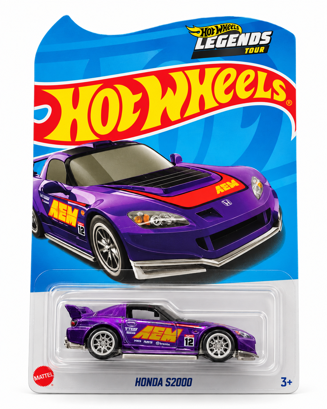 Hot Wheels Honda S2000 AEM #12 | Legends Tour | Roxo
