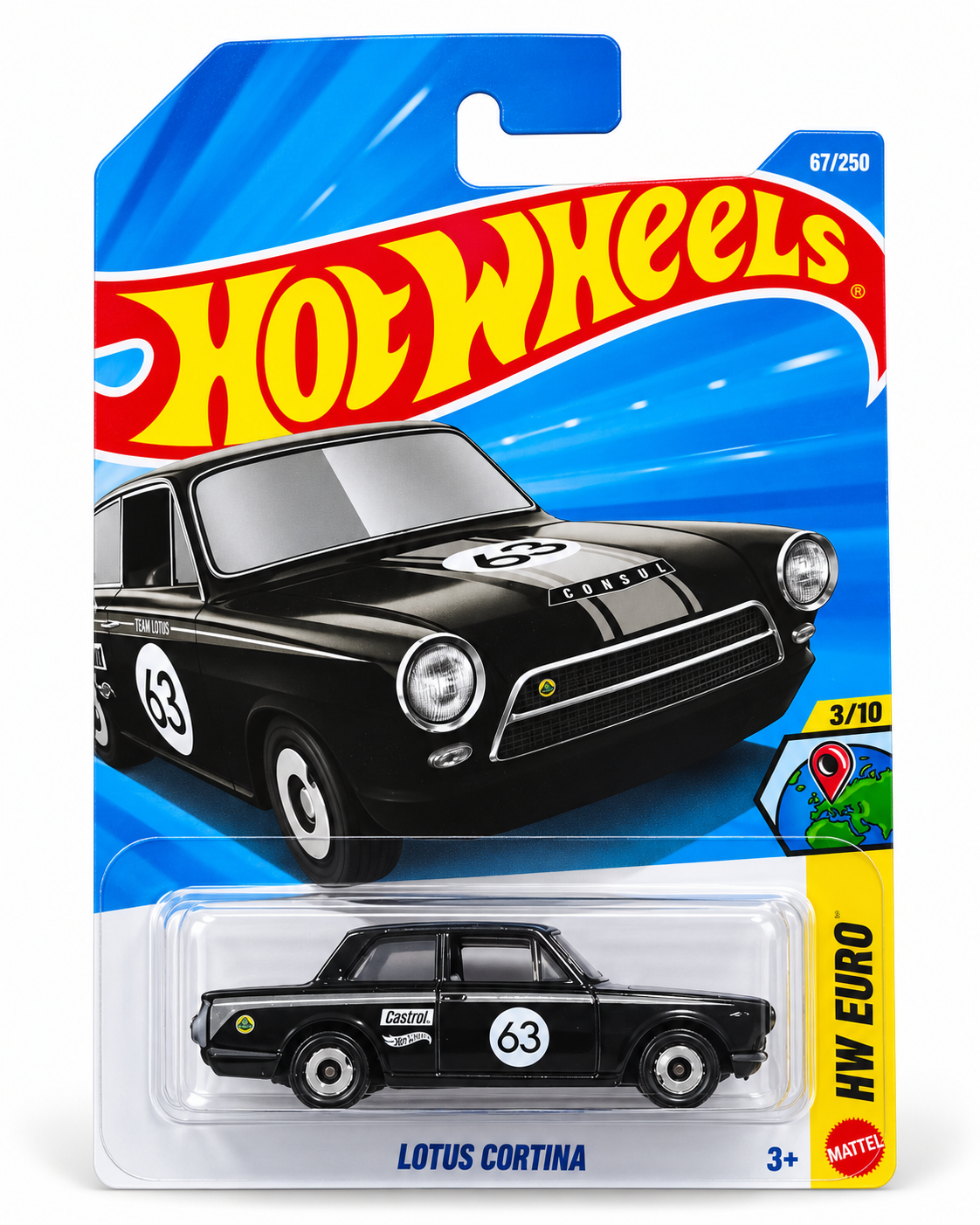 Hot Wheels Lotus Cortina #63 | HW Euro 3/10 | 67/250