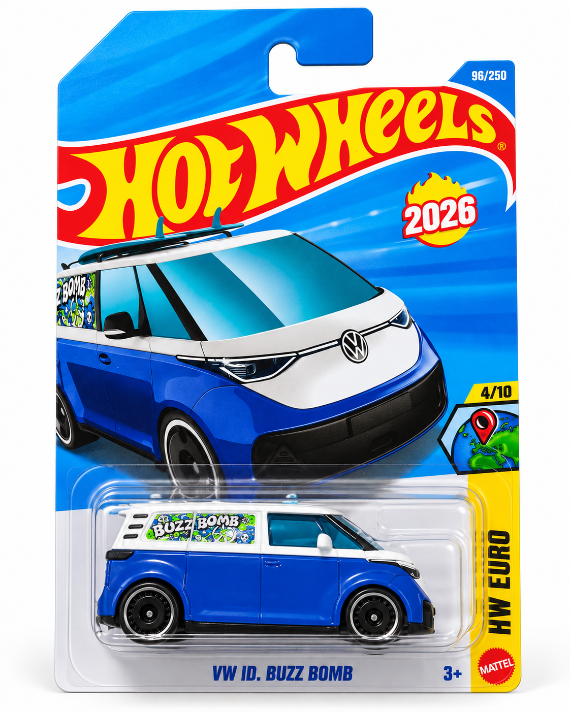 Hot Wheels VW ID. Buzz Bomb | HW Euro 4/10 | 96/250 | 2026