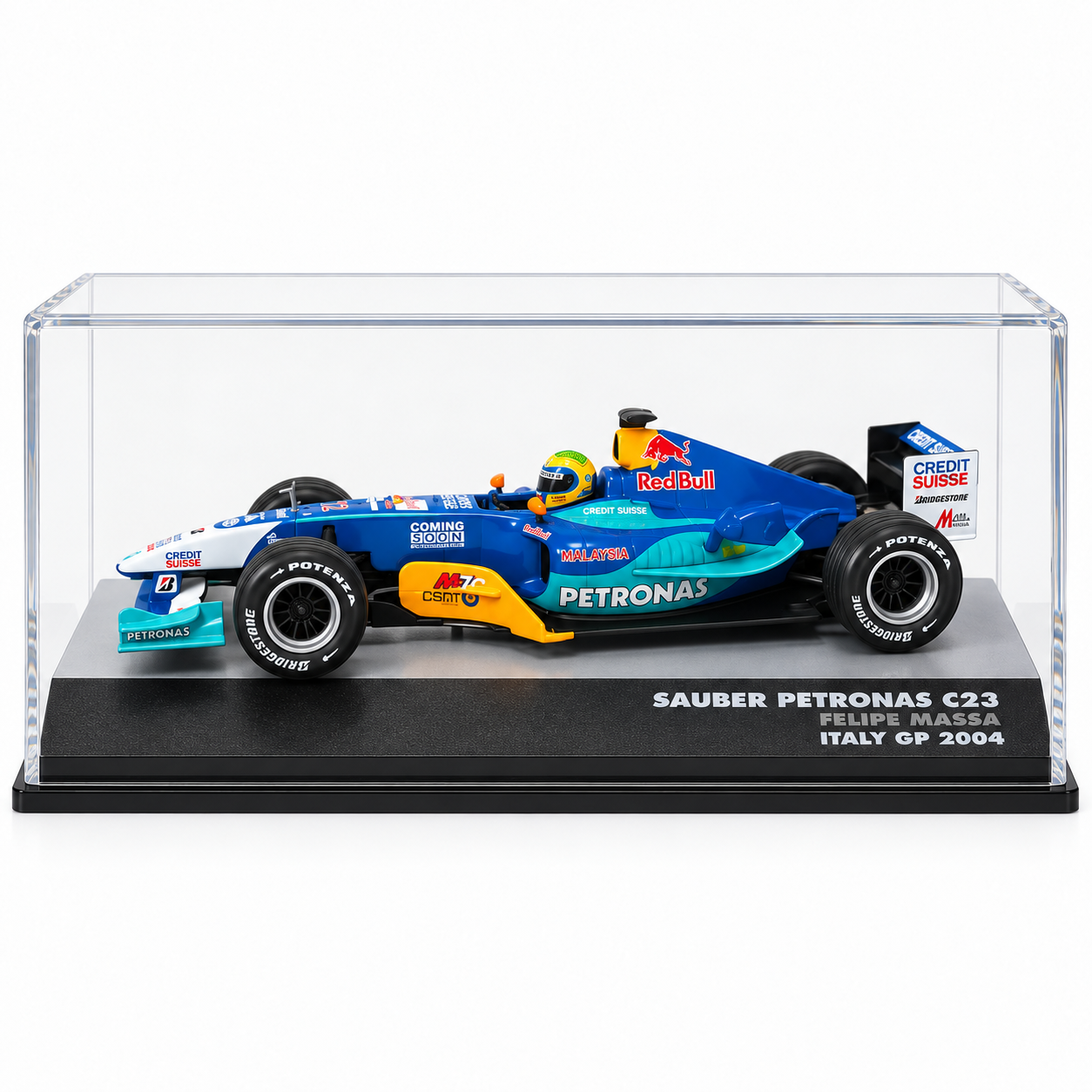 1:43 - IXO MODELS - Sauber Petronas C23 #12 – Felipe Massa – Italy GP 2004 - vista lateral