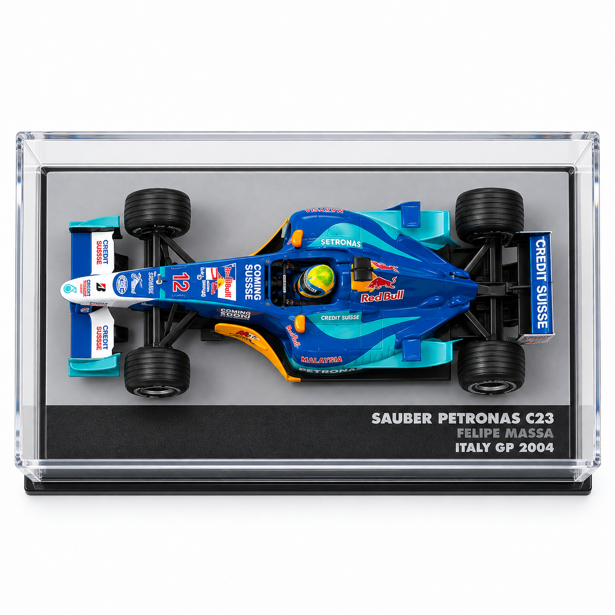 1:43 - IXO MODELS - Sauber Petronas C23 #12 – Felipe Massa – Italy GP 2004 - vista superior