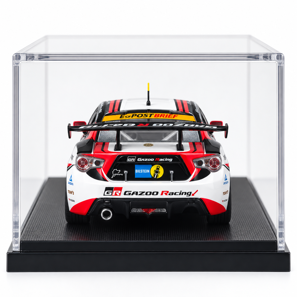 1:43 - EBBRO - Toyota 86 Gazoo Racing #166 – Nürburgring 24h 2012 - vista traseira