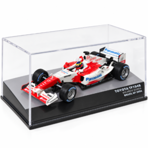 1:43 - IXO MODELS - Toyota TF104B #17 – Ricardo Zonta – Brazil GP 2004 - vista diagonal frontal